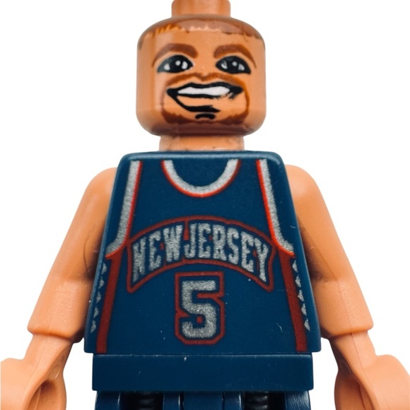 LEGO Sports Minifigure NBA Jason Kidd #5 New Jersey Nets - Picture 2 of 4